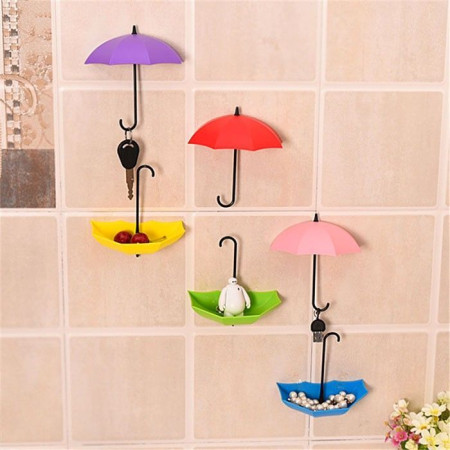Pack de 6 Parapluies Vide Poche avec Fixation Murale