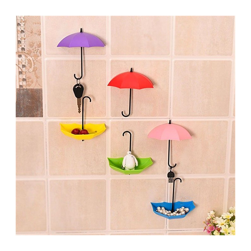 Pack de 6 Parapluies Vide Poche avec Fixation Murale