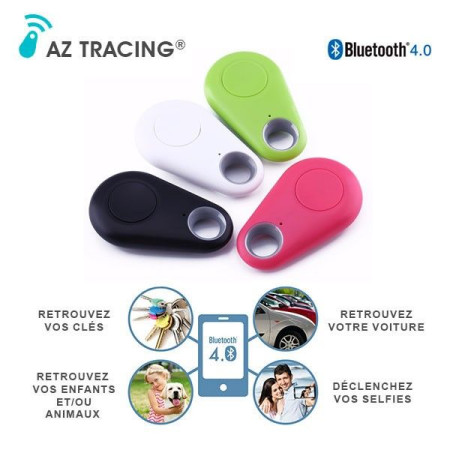 Porte-Clés Connecté Traceur Bluetooth Universel Anti-Perte Smartphone AZ TRACING