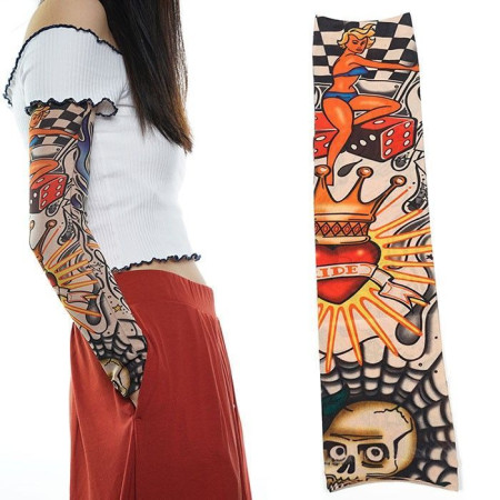 Lot de 6 Manchettes de Tatouages Différents