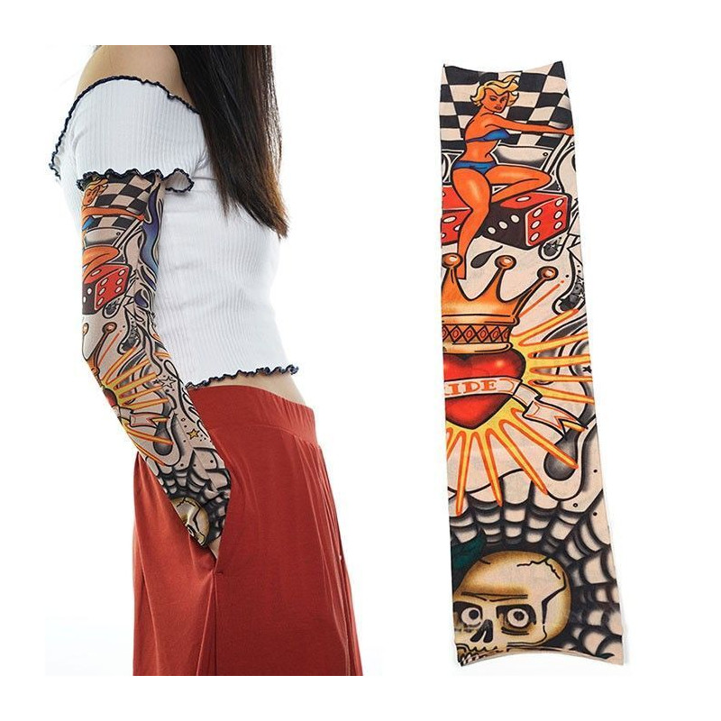 Lot de 6 Manchettes de Tatouages Différents