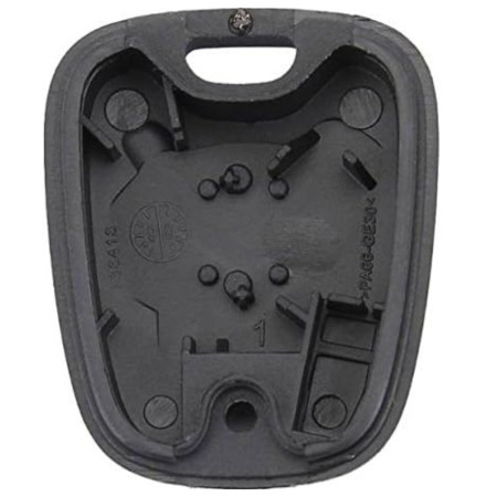 Coque de Clé Rabattable à 2 Boutons Compatible Voitures PEUGEOT 106, 107, 206, 207, 306, 307 & CITROËN C1, C2, C3, C4, C5