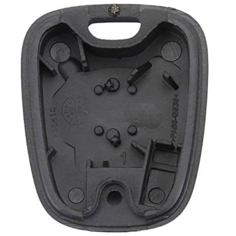 Coque de Clé Rabattable à 2 Boutons Compatible Voitures PEUGEOT 106, 107, 206, 207, 306, 307 & CITROËN C1, C2, C3, C4, C5
