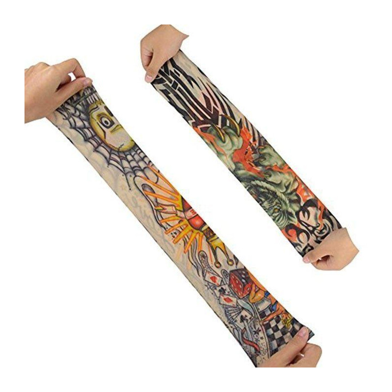 Lot de 6 Manchettes de Tatouages Différents