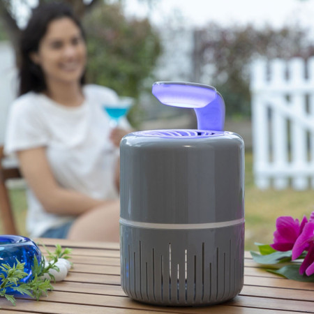 KLDRAIN : Lampe Anti-Moustiques à Aspiration Silencieuse avec LED UV