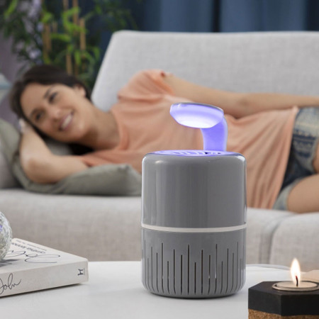 KLDRAIN : Lampe Anti-Moustiques à Aspiration Silencieuse avec LED UV