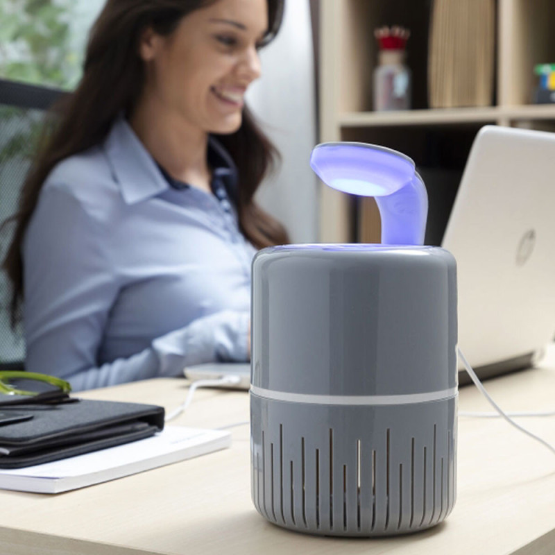 KLDRAIN : Lampe Anti-Moustiques à Aspiration Silencieuse avec LED UV