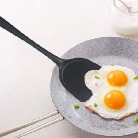 Lot de 6 Cuillères de Cuisine Anti-Adhésives : Essentiel pour Cuisiner, Résistant à la Chaleur et Facile à Nettoyer