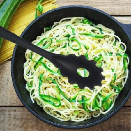 Lot de 6 Cuillères de Cuisine Anti-Adhésives : Essentiel pour Cuisiner, Résistant à la Chaleur et Facile à Nettoyer