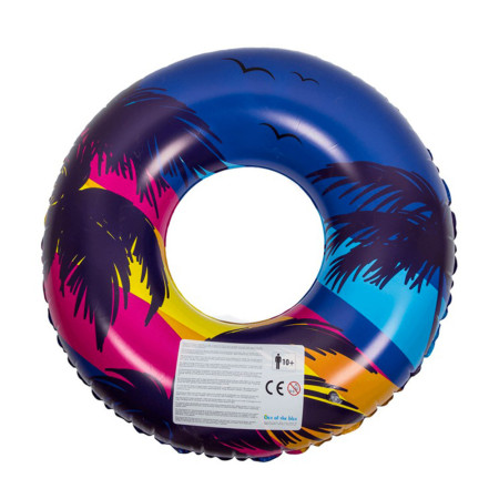 PALMBUOY : Bouée Gonflable Palmier et Sunset Retro 90 cm