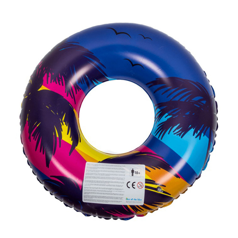 PALMBUOY : Bouée Gonflable Palmier et Sunset Retro 90 cm