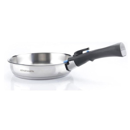 AM5535 : Batterie de Cuisine 15 Pièces Arthur Martin Poêles et Casseroles en Acier Inoxydable avec Accessoires