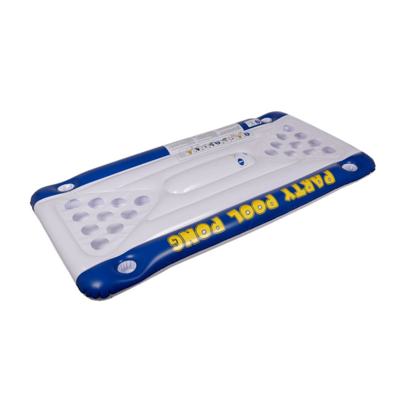 POOL PONG GAME : Matelas Gonflable de Beer Pong avec Accessoires pour Piscine