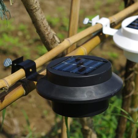 Pack de 3 Lampes Solaires pour Gouttière: Éclairez Votre Jardin ou Terrasse Facilement !
