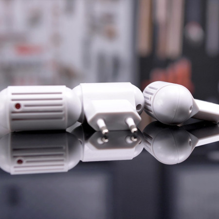 Pack de 3 Prises Répulsif Moustique à Ultrasons avec LED