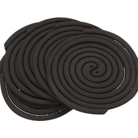 Pack de 10 Spirales Anti-Moustiques à la Citronnelle avec 2 Socles Métalliques pour Usage Extérieur - Efficace jusqu'à 8 Heures