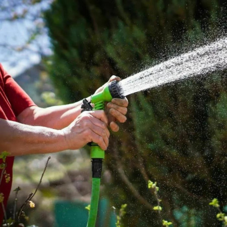 Pistolet d'Arrosage Multifonctions avec 7 Modes d'Arrosage - Idéal l'Entretien du Jardin