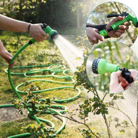 Pistolet d'Arrosage Multifonctions avec 7 Modes d'Arrosage - Idéal l'Entretien du Jardin