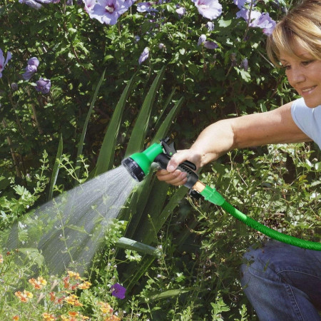 Pistolet d'Arrosage Multifonctions avec 7 Modes d'Arrosage - Idéal l'Entretien du Jardin