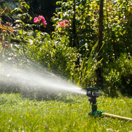 ROTAJET : Arroseur de Jardin sur Piquet avec Jet Réglable et Rotation 30° - 360°