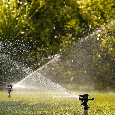ROTAJET : Arroseur de Jardin sur Piquet avec Jet Réglable et Rotation 30° - 360°