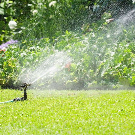 ROTAJET : Arroseur de Jardin sur Piquet avec Jet Réglable et Rotation 30° - 360°