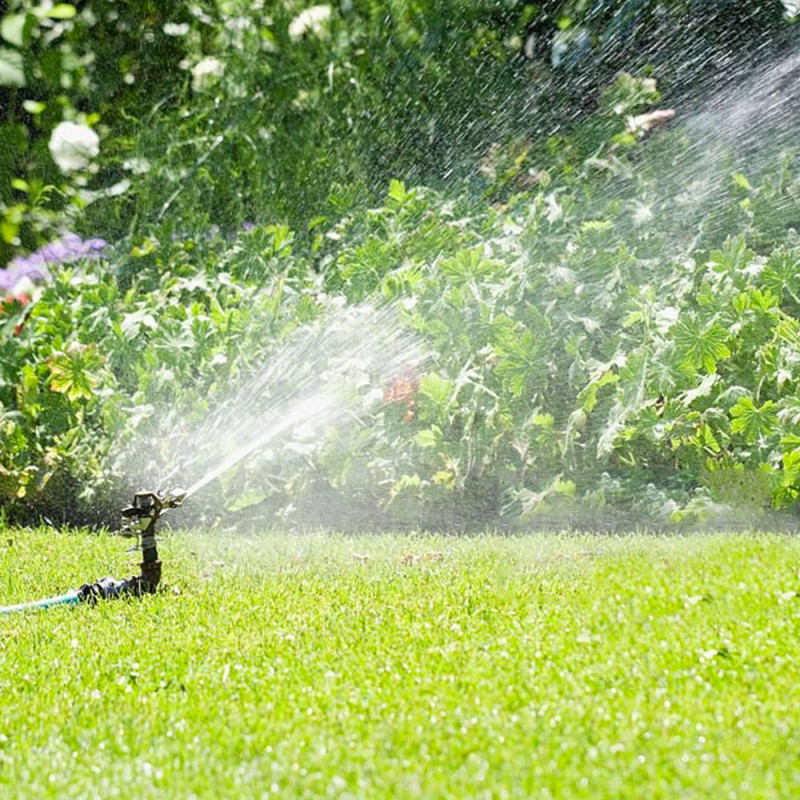 ROTAJET : Arroseur de Jardin sur Piquet avec Jet Réglable et Rotation 30° - 360°