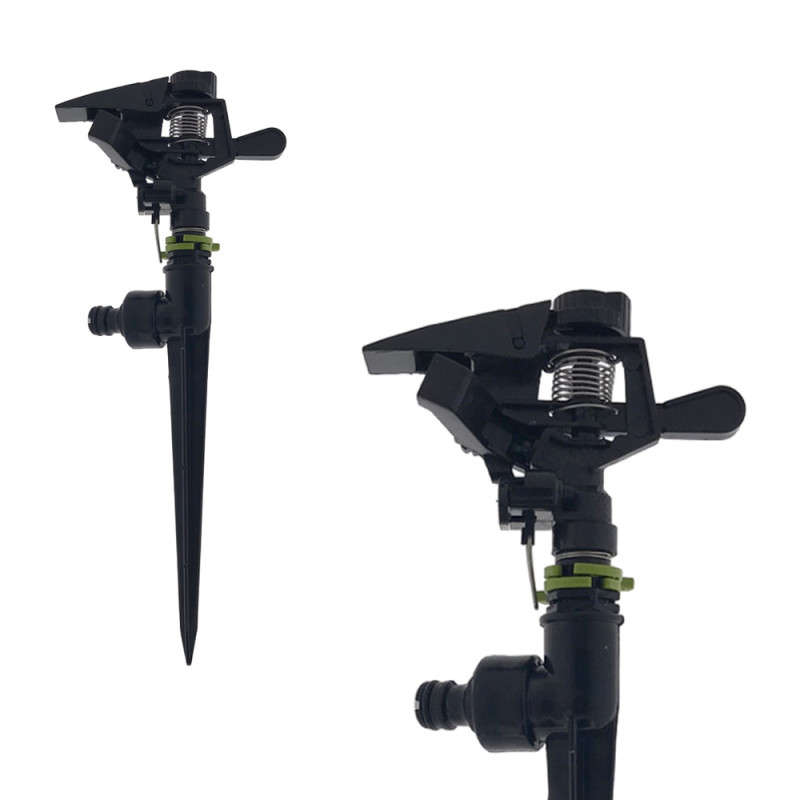 ROTAJET : Arroseur de Jardin sur Piquet avec Jet Réglable et Rotation 30° - 360°