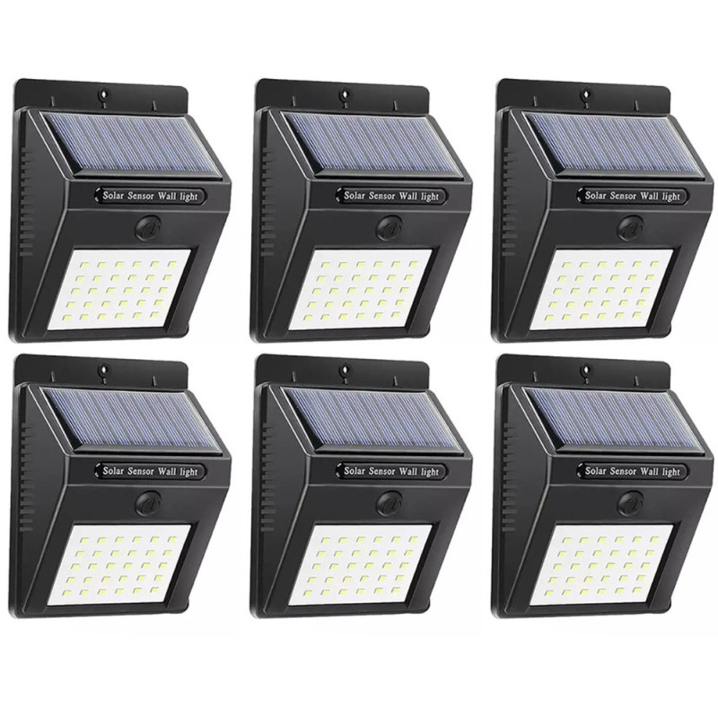 SOLARNA : Lampe LED Solaire Avec Capteur De Mouvement 120°