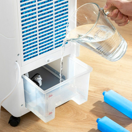 COLDER : Climatiseur à Évaporation Portable Multifonction - 5 L - 65 W - 3 Vitesses