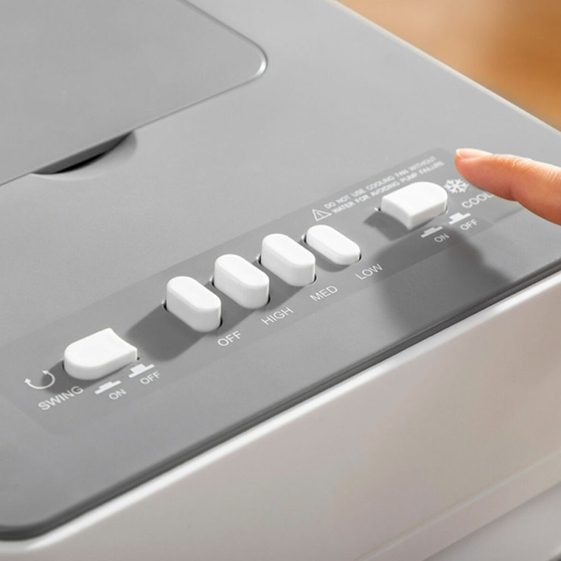 COLDER : Climatiseur à Évaporation Portable Multifonction - 5 L - 65 W - 3 Vitesses
