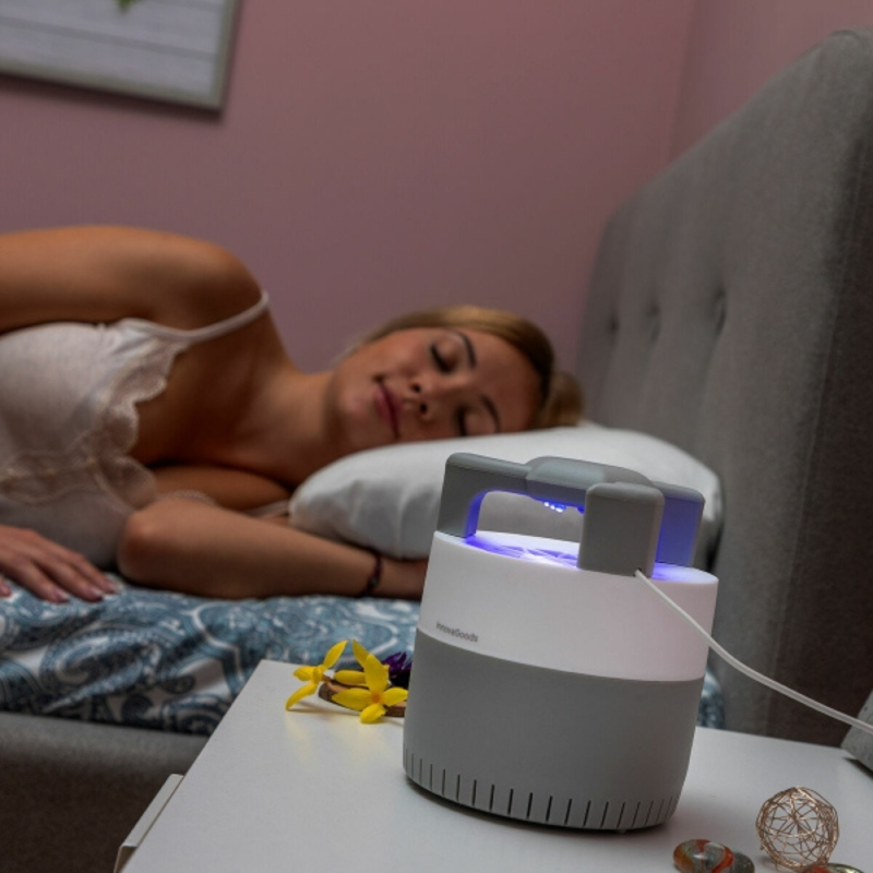 Lampe Anti-Moustiques à Aspiration Puissante et Silencieuse avec 6 LED UV