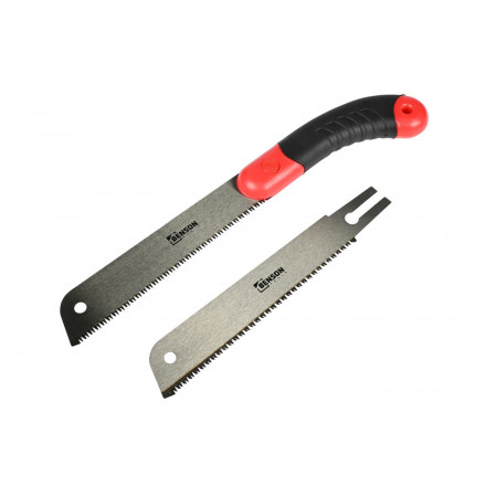 Scie Japonaise 2 Lames 170 mm pour Bois et Plastique