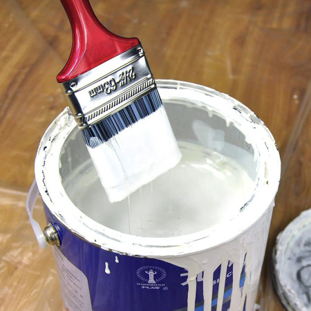 PAINTSET : Set de 5 Pinceaux Synthétiques Plats pour Peintures à Base d'Eau
