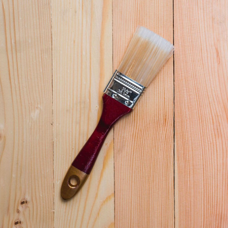 PAINTSET : Set de 5 Pinceaux Synthétiques Plats pour Peintures à Base d'Eau