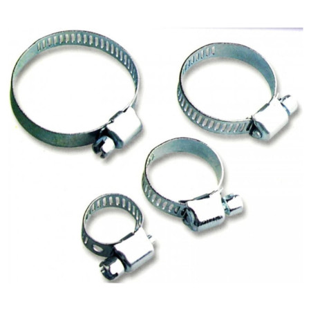 Jeu de 40 Colliers de Serrage de 8 Tailles Différentes - Ideal pour le Bricolage, la Fixation des Tuyaux
