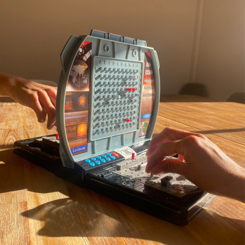 Bataille Navale Interactive et Parlante pour 1 ou 2 Joueurs avec Effets Lumineux et Sonores Intégrés