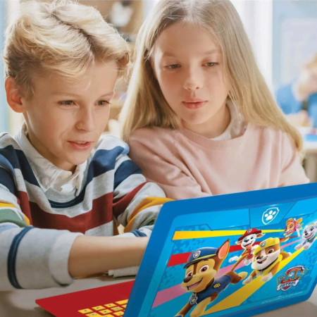 Ordinateur Éducatif Bilingue La Pat'Patrouille Lexibook pour Enfants avec 124 Activités pour Apprendre l'Anglais et le Français