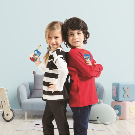 Paire de Talkies-Walkies La Pat'Patrouille pour Enfants avec Portée de 200 Mètres