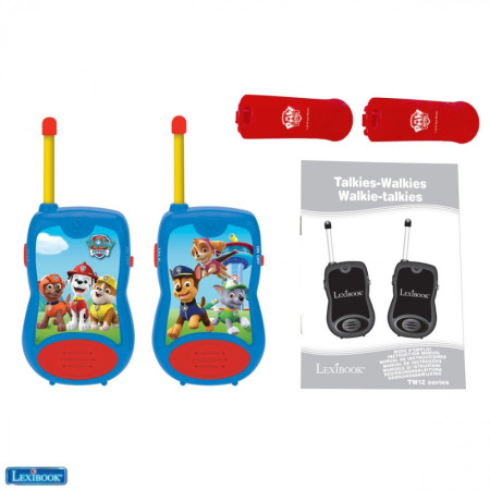 Paire de Talkies-Walkies La Pat'Patrouille pour Enfants avec Portée de 200 Mètres