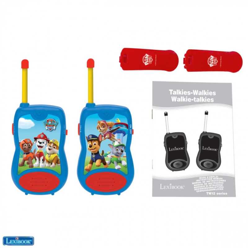 Paire de Talkies-Walkies La Pat'Patrouille pour Enfants avec Portée de 200 Mètres