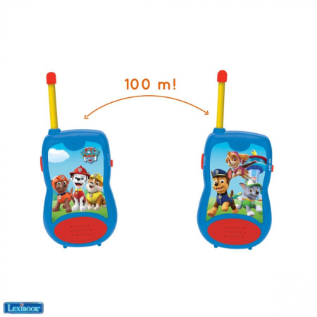 Paire de Talkies-Walkies La Pat'Patrouille pour Enfants avec Portée de 200 Mètres