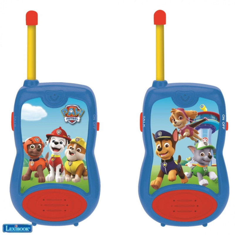 Paire de Talkies-Walkies La Pat'Patrouille pour Enfants avec Portée de 200 Mètres