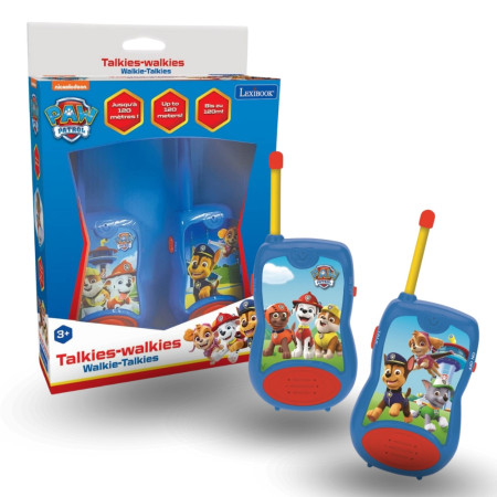 Paire de Talkies-Walkies La Pat'Patrouille pour Enfants avec Portée de 200 Mètres