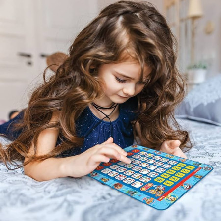 PATAB : Tablette Éducative Bilingue Lexibook La Pat'Patrouille Enfants avec Jeux et Activités Ludiques Anglais et Français
