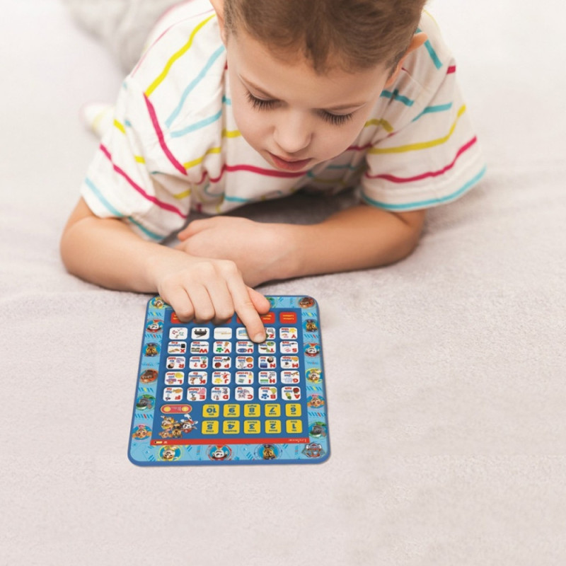PATAB : Tablette Éducative Bilingue Lexibook La Pat'Patrouille Enfants avec Jeux et Activités Ludiques Anglais et Français