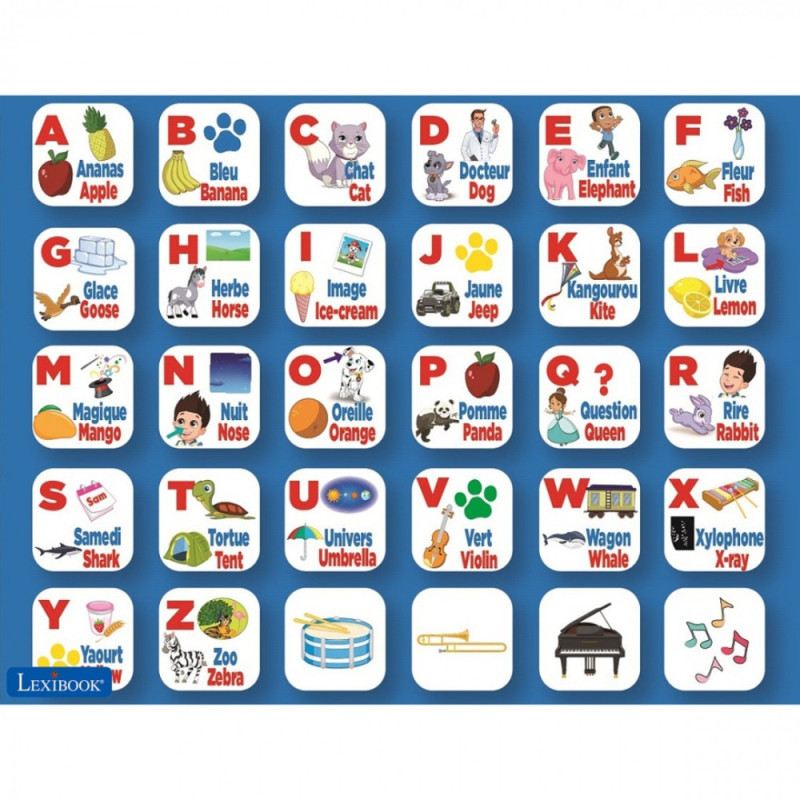 PATAB : Tablette Éducative Bilingue Lexibook La Pat'Patrouille Enfants avec Jeux et Activités Ludiques Anglais et Français