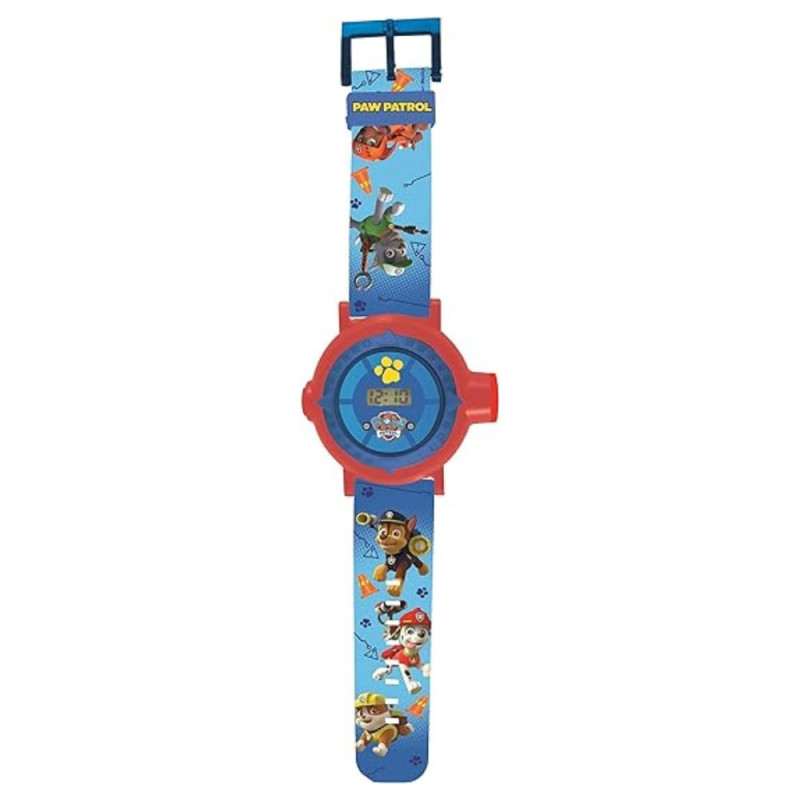 Montre Digitale Ajustable Lexibook avec Projections La Pat'Patrouille pour Enfants avec 20 Images