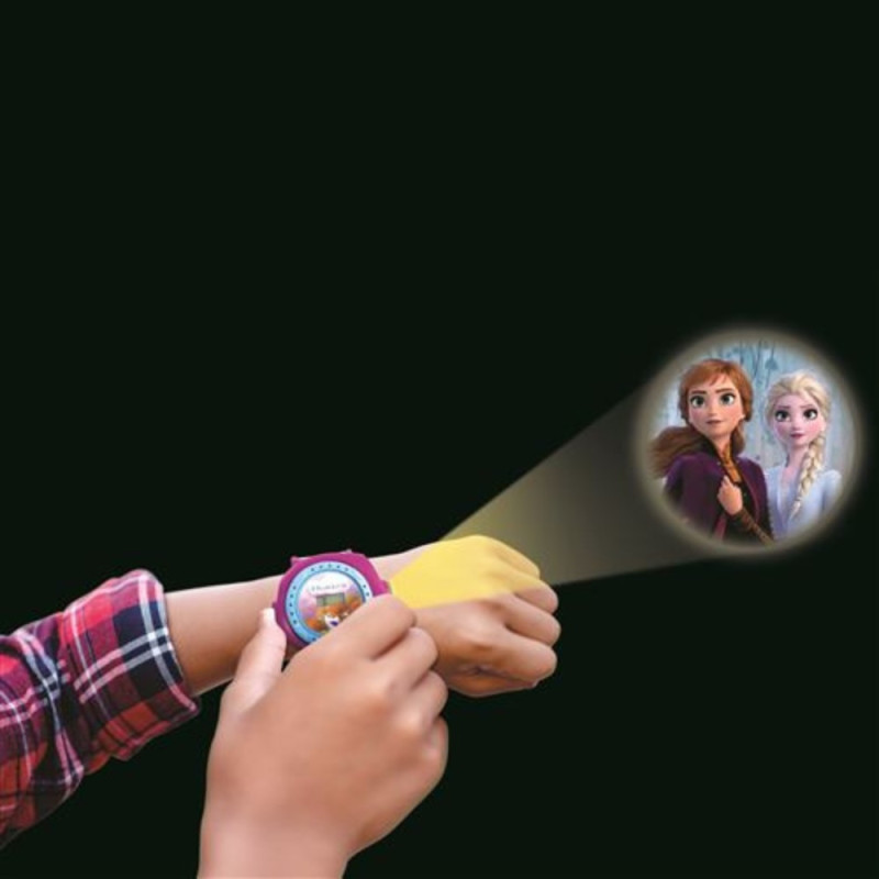 Montre Digitale Ajustable Lexibook avec Projections La Reine des Neiges pour Enfants avec 20 Images