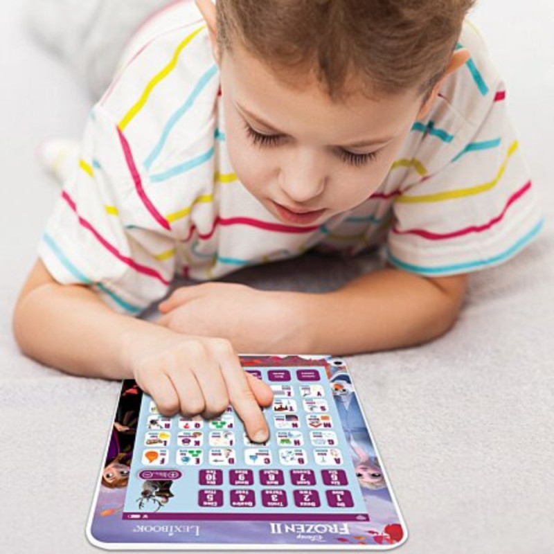 Tablette Éducative Bilingue Lexibook La Reine des Neiges Enfants avec Jeux et Activités Ludiques Anglais et Français